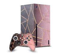 Head Case Designs Sous Licence Officielle Elisabeth Fredriksson Rose et noir Mix Art Enveloppement De Console De Jeu Et Skins Pour Manette De Jeu Ensemble compatible avec Xbox Series X