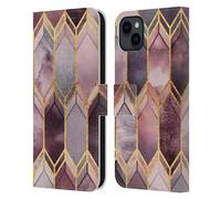 Head Case Designs sous Licence Officielle Elisabeth Fredriksson Vitrail De Rêve Paillettes Étui Portefeuille en Cuir Compatible avec Apple iPhone 15 Plus