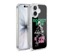 Head Case Designs sous Licence Officielle Elton John Art Clé 5 Rocketman Coque en Gel [Protection de Qualité Militaire] Compatible avec Apple iPhone 17 Et avec MagSafe
