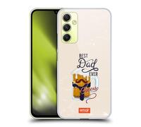 Head Case Designs sous Licence Officielle Emoji® Meilleur Papa De Tous Les Temps Coque des Fêtes Coque Dure pour l'arrière Compatible avec Samsung Galaxy A34 5G