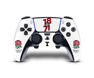 Head Case Designs sous Licence Officielle England Rugby Union 1871 Passion and Pride Art du Logo Et Typographie Vinyle De Jeu Peau Compatible avec Sony PlayStation 5 PS5 DualSense Edge Controller