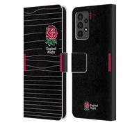 Head Case Designs sous Licence Officielle England Rugby Union Away Kit D'écusson 2022/23 Étui Portefeuille en Cuir Compatible avec Samsung Galaxy A13 (2022)