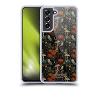 Head Case Designs Sous Licence Officielle Episodic Drawing Whimsy Halloween Pumpkin Spooky Patterns Coque en Gel [Qualité Militaire] Compatible Avec Samsung Galaxy S21 FE 5G Et Compatible Avec MagSafe