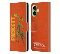 Head Case Designs sous Licence Officielle Fantastic Beasts: Secrets of Dumbledore Pickett Badges Graphiques Étui Portefeuille en Cuir Compatible avec Apple iPhone 17