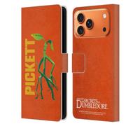 Head Case Designs sous Licence Officielle Fantastic Beasts: Secrets of Dumbledore Pickett Badges Graphiques Étui Portefeuille en Cuir Compatible avec Apple iPhone 17 Pro Max