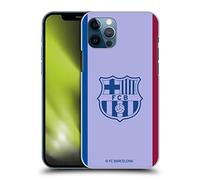 Head Case Designs sous Licence Officielle FC Barcelona Away 2021/22 CRÊTE KIT Coque Dure pour l'arrière Compatible avec Apple iPhone 12 / iPhone 12 Pro
