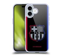 Head Case Designs sous Licence Officielle FC Barcelona Away Kit D'écusson 2024/25 Coque en Gel [Protection de Qualité Militaire] Compatible avec Apple iPhone 16 Et Compatible avec MagSafe