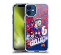 Head Case Designs sous Licence Officielle FC Barcelona GAVI 2023/24 Première Équipe Coque en Gel Doux Compatible avec Apple iPhone 12 Mini