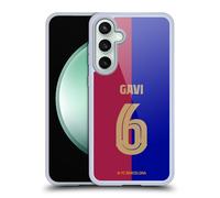Head Case Designs sous Licence Officielle FC Barcelona GAVI 2024/25 Joueurs Home Kit Coque en Gel [Protection de Qualité Militaire] Compatible avec Samsung Galaxy S23 FE 5G