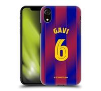 Head Case Designs sous Licence Officielle FC Barcelona GAVI 2025/26 Joueurs Home Kit Coque Dure pour l'arrière Compatible avec Apple iPhone XR