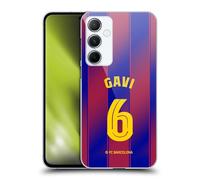 Head Case Designs sous Licence Officielle FC Barcelona GAVI 2025/26 Joueurs Home Kit Coque Dure pour l'arrière Compatible avec Samsung Galaxy A55 5G
