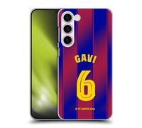 Head Case Designs sous Licence Officielle FC Barcelona GAVI 2025/26 Joueurs Home Kit Coque Dure pour l'arrière Compatible avec Samsung Galaxy S23+ 5G