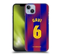 Head Case Designs sous Licence Officielle FC Barcelona GAVI 2025/26 Joueurs Home Kit Coque Dure pour l'arrière Compatible avec Apple iPhone 14 Plus