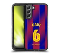 Head Case Designs sous Licence Officielle FC Barcelona GAVI 2025/26 Joueurs Home Kit Étui Antichoc Ultra-Blindé Compatible avec Samsung Galaxy S22+ 5G