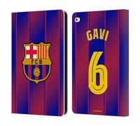 Head Case Designs sous Licence Officielle FC Barcelona GAVI 2025/26 Joueurs Home Kit Étui Portefeuille en Cuir Compatible avec Apple iPad Air 2 (2014)