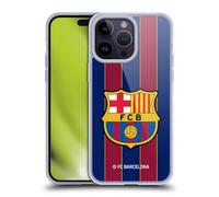 Head Case Designs sous Licence Officielle FC Barcelona Home 2020/21 Crête Kit Coque en Gel Doux Compatible avec Apple iPhone 14 Pro Max