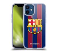 Head Case Designs sous Licence Officielle FC Barcelona Home 2020/21 Crête Kit Coque en Gel Doux Compatible avec Apple iPhone 12 Mini