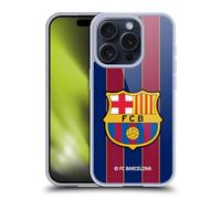 Head Case Designs sous Licence Officielle FC Barcelona Home 2020/21 Crête Kit Coque en Gel [Protection de Qualité Militaire] Compatible avec Apple iPhone 15 Pro Et Compatible avec MagSafe