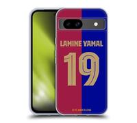 Head Case Designs sous Licence Officielle FC Barcelona Lamine Yamal 2024/25 Joueurs Home Kit Coque en Gel [Protection de Qualité Militaire] Compatible avec Google Pixel 8a Et Compatible avec MagSafe