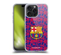 Head Case Designs sous Licence Officielle FC Barcelona Motif Graphiques Coque en Gel [Protection de Qualité Militaire] Compatible avec Apple iPhone 15 Pro Max