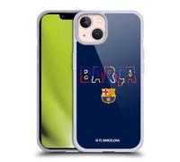 Head Case Designs sous Licence Officielle FC Barcelona Néon Barca Graphiques Coque en Gel [Protection de Qualité Militaire] Compatible avec Apple iPhone 13 Et Compatible avec MagSafe