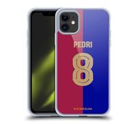 Head Case Designs sous Licence Officielle FC Barcelona Pedri 2024/25 Joueurs Home Kit Coque en Gel [Protection de Qualité Militaire] Compatible avec Apple iPhone 11 Et Compatible avec MagSafe