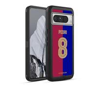Head Case Designs sous Licence Officielle FC Barcelona Pedri 2024/25 Joueurs Home Kit Étui Antichoc Ultra-Blindé Compatible avec Google Pixel 8 Pro