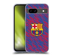 Head Case Designs sous Licence Officielle FC Barcelona Problème Modèles De Crête Coque en Gel [Protection de Qualité Militaire] Compatible avec Google Pixel 8a Et Compatible avec MagSafe