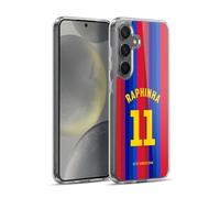 Head Case Designs sous Licence Officielle FC Barcelona Raphinha 2026/27 Kit Domicile Joueurs Coque en Gel [Qualité Militaire] Compatible avec Samsung Galaxy S24+ 5G Et Compatible avec MagSafe
