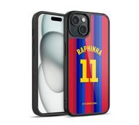 Head Case Designs sous Licence Officielle FC Barcelona Raphinha 2026/27 Kit Domicile Joueurs Coque en Gel renforcée [Protection de Qualité Militaire] Compatible avec Apple iPhone 15