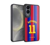 Head Case Designs sous Licence Officielle FC Barcelona Raphinha 2026/27 Kit Domicile Joueurs Coque en Gel renforcée [Protection de Qualité Militaire] Compatible avec Samsung Galaxy S25 Edge