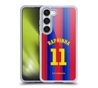 Head Case Designs sous Licence Officielle FC Barcelona Raphinha 2026/27 Kit Domicile Joueurs Coque en Gel [Qualité Militaire] Compatible avec Samsung Galaxy S23 5G Et Compatible avec MagSafe