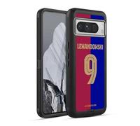 Head Case Designs sous Licence Officielle FC Barcelona Robert Lewandowski 2024/25 Joueurs Home Kit Étui Antichoc Ultra-Blindé Compatible avec Google Pixel 8 Pro