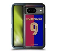 Head Case Designs sous Licence Officielle FC Barcelona Robert Lewandowski 2024/25 Joueurs Home Kit Étui Antichoc Ultra-Blindé Compatible avec Google Pixel 8