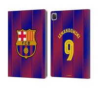Head Case Designs sous Licence Officielle FC Barcelona Robert?Lewandowski 2025/26 Joueurs Home Kit Étui Portefeuille en Cuir Compatible avec Apple iPad Pro 12.9 2020/2021/2022