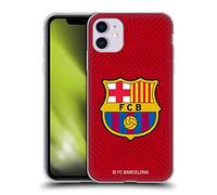 Head Case Designs sous Licence Officielle FC Barcelona Rouge Crête Coque en Gel [Protection de Qualité Militaire] Compatible avec Apple iPhone 11
