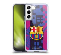 Head Case Designs sous Licence Officielle FC Barcelona Third 2021/22 CRÊTE KIT Coque en Gel Doux Compatible avec Samsung Galaxy S22 5G