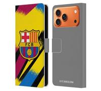 Head Case Designs sous Licence Officielle FC Barcelona Third Gardien de But 2019/20 Crête Kit Étui Portefeuille en Cuir Compatible avec Apple iPhone 17 Pro Max
