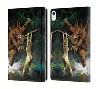 Head Case Designs sous Licence Officielle Frank Frazetta Girl and The Beast Rêve Médiéval Étui Portefeuille en Cuir Compatible avec Apple iPad 10.9 2022/2025
