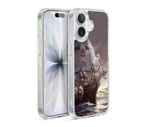 Head Case Designs sous Licence Officielle Frank Frazetta Kane on Golden Sea Rêve Médiéval Coque en Gel [Protection de Qualité Militaire] Compatible avec Apple iPhone 17 Et Compatible avec MagSafe