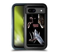 Head Case Designs sous Licence Officielle Freddy VS. Jason Freddy Contre Jason Graphiques Étui Antichoc Ultra-Blindé Compatible avec Google Pixel 8a