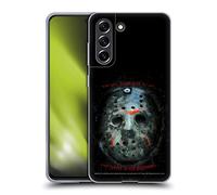 Head Case Designs sous Licence Officielle Freddy VS. Jason l'anniversaire De Jason Graphiques Coque en Gel [Qualité Militaire] Compatible avec Samsung Galaxy S21 FE 5G Et Compatible avec MagSafe