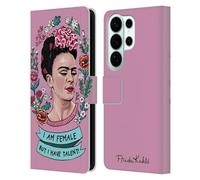 Head Case Designs sous Licence Officielle Frida Kahlo Féminisme Art Et Citations Étui Portefeuille en Cuir Compatible avec Samsung Galaxy S26 Ultra