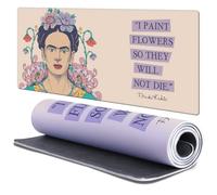 Head Case Designs sous Licence Officielle Frida Kahlo Je Peins des Fleurs Art Mixte 37.4 x 15.75 x 0.16 inches (900 x 400 mm) - XL Tapis De Souris pour Jeux Bureau PC Clavier