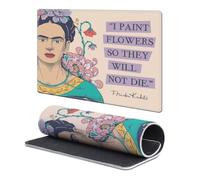 Head Case Designs sous Licence Officielle Frida Kahlo Je Peins des Fleurs Art Mixte 9.84 x 11.81 x 0.12 inches (250 x 300 mm) - S Tapis De Souris pour Jeux Bureau PC Clavier