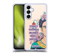 Head Case Designs sous Licence Officielle Frida Kahlo Je peins Fleurs Sketch Coque en Gel [Protection de Qualité Militaire] Compatible avec Samsung Galaxy A16 5G