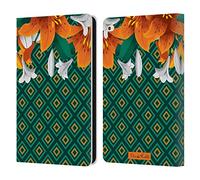 Head Case Designs sous Licence Officielle Frida Kahlo Lis Fleurs Étui Portefeuille en Cuir Compatible avec Apple iPad Air 2 (2014)