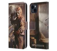 Head Case Designs sous Licence Officielle Friday The 13th: Jason Goes to Hell Jason Voorhees 2 Graphiques Étui Portefeuille en Cuir Compatible avec Apple iPhone 15 Plus