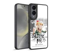 Head Case Designs sous Licence Officielle Friends TV Show You Love Me Art Doodle Coque en Gel renforcée [Protection de Qualité Militaire] Compatible avec Samsung Galaxy S25 Edge
