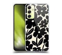 Head Case Designs sous Licence Officielle Gabriela Thomeu Groovy Noir Et Blanc Rétro Coque Dure pour l'arrière Compatible avec Samsung Galaxy A34 5G
